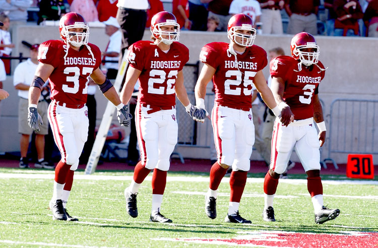 Matt Foss, #37, captain at Indiana University
